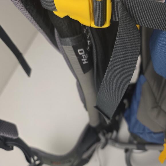 Deuter Kid Comfort II Child Carrier Hiking Backpack H2O Variflex VariQuick Blue - Picture 14 of 16